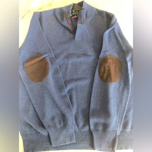 **WOW** Jos. A. Bank. Men’s pullover sweater with elbow patches. Size XL. BUY ME
